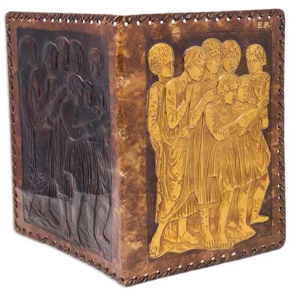 Elvis Presley Personally Owned Monogrammed Bible Cover -- With an LOA From Billy Smith